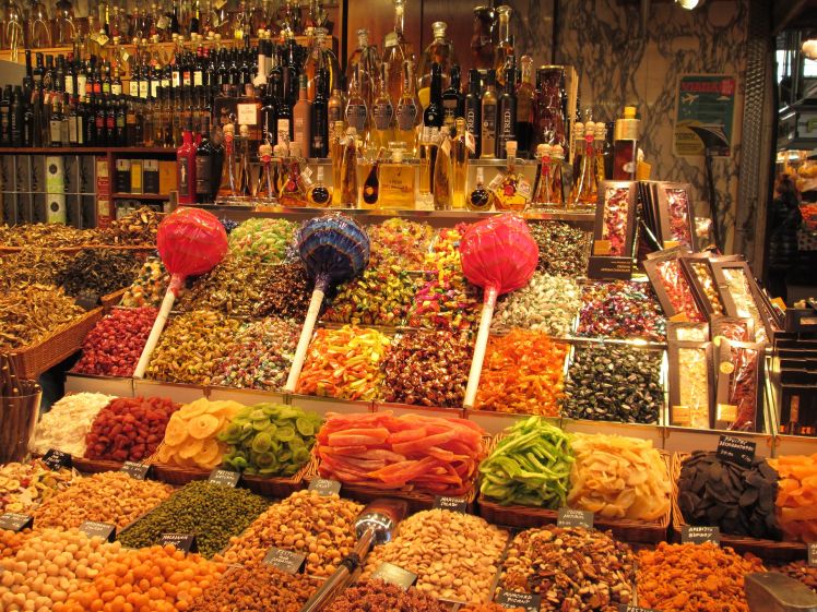 Trhy a tržiště v Barceloně