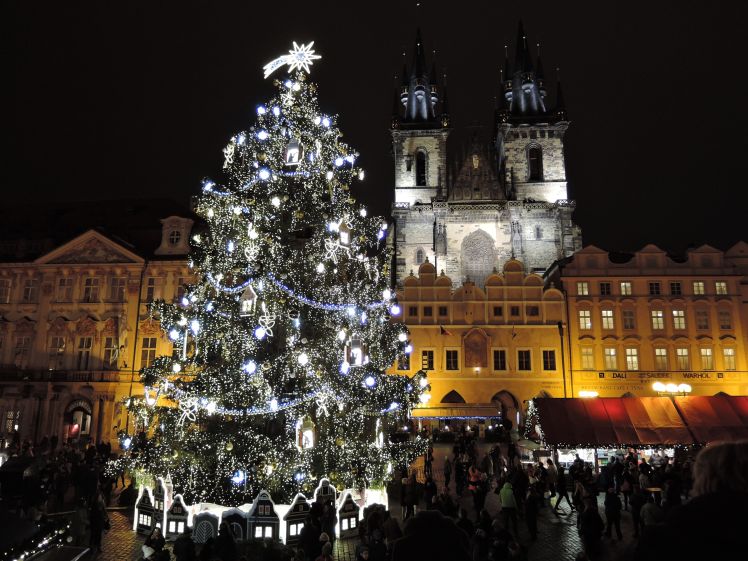 Vánoční trhy na Staroměstském náměstí v Praze