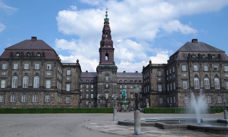 Christiansborg Palace v Kodani